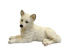 Nemesis Now Dekofigur Winterwolf, 16 cm, Weiß, 12 cm