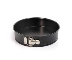 Kaiser Classic Springform, mit Flachboden, Ø 24 cm, runde Backform, auslaufsicher, antihaftbeschichtet, schwarz