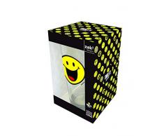 Zak Designs 6727-R955 Smiley Emoticon Glücklich Glas 30 cl in Geschenkbox