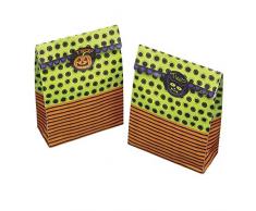 kitchen craft Spookily Does It Halloween Tüten und Etiketten, 8 Stück