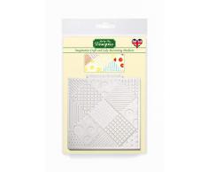 Patchwork Quilt Silicone Mould Design Mat for Cake Decorating, Cupcakes, Sugarcraft, Candies and Clay, Food Safe