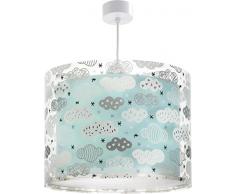 Dalber Clouds Hängelampe Kinder, Plastik, Blau, 33 x 33 x 25 cm