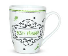 Sheepworld 59270 Lieblingstasse Beste Freunde, Porzellan-Tasse, mit Geschenk-Anhänger