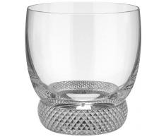 Villeroy & Boch Octavie Whiskyglas, nostalgisches Kristallglas mit Spitzstein-Dekor unterhalb der Kuppa, klar, spülmaschinenfest, 360 ml