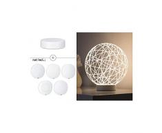 Paulmann 795.35 3D Basic Sockel für Tischleuchte Aluminium Weiß Matt 79535 Dekolicht indirekte Beleuchtung Stimmungslicht Nachtlicht