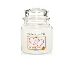 Yankee Candle Glaskerze, mittel, Snow in Love