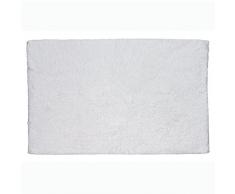 Kela 22470 Badematte Ladessa 80x50cm aus Baumwolle in WeiÃ, Baumwolle, 50 x 80 x 0,8 cm