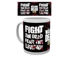 empireposter Walking Dead, The - Fight The Dead - Keramik Tasse - Größe Ø8,5 H9,5cm