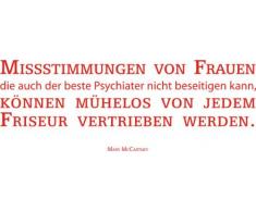 INDIGOS 4051095017202 Wandtattoo w200 Missstimmung von 120 x 41 cm, rot