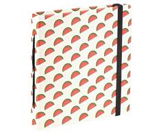 Hama Polaroid Fotoalbum für Instax Mini (Einsteckalbum für 56 Sofortbilder, Album zum selbstgestalten) Melonen-Motiv