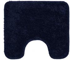 Opal 0900525469 Dyckhoff Badteppich, Stand-WC-Vorleger 55 x 50 cm, 469, Marine