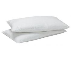 Pikolin Home - 2er Pack Daunenkissen 50%, Bezug 100% Baumwolle, weiche Festigkeit , 40 x 75 cm, Höhe 12 cm