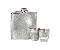 Premier Housewares Vertex 6 Flasche Weinregal, Kupfer-beschichted, Eisendraht