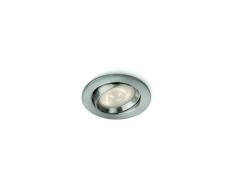 Philips Lighting Philips myLiving Einbauspot Ellipse Warmglow 5903117P0, 500lm, Nickel, Metall, Integriert, 4.5 W, 9.1 x 9.1 x 15.8 cm