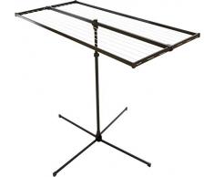 stewi Libelle BlackEdition Wäscheständer, Aluminium schwarz eloxiert, 175 x 150 x 75 cm