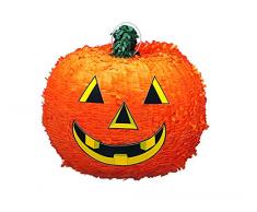Painted Pumpkin Halloween Piñata 12.5 x 11 mehrfarbig