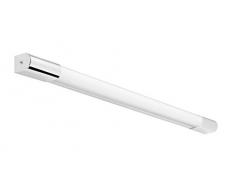 WOFI Wandleuchte, 1-flammig Serie Clayton Farbe 1 x LED / 6 W, 4 x 4, 6 x 62 cm, 3000 k, 430 lm, Ene