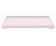 MEPRA Tablett, Edelstahl, rechteckig 50 x 32 cm, Weiß