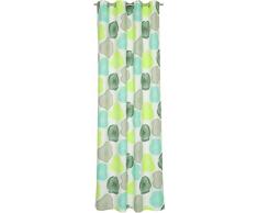 Schöner Wohnen Ösenschal, 70 Baumwolle, 30 Prozent Polyester, Aqua, 250 x 140 cm