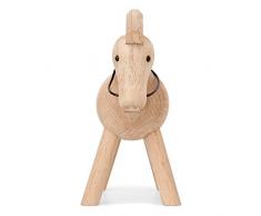 Kay Bojesen Holzfigur, Holz, Braun, 17 x 17 cm