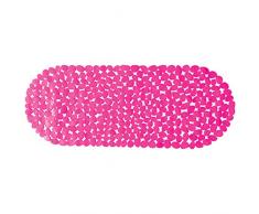 MSV 2108473Â Teppich Pebbles, Badewanne Fuchsia 39Â x 99Â cm