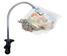 Lupenleuchte groß mit LED und Clip