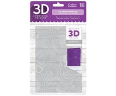 Crafter s Companion 3D-Prägung folder-zen Garten, 12,7 x 17,8 cm