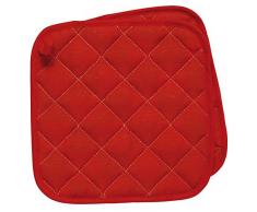 Excèlsa Topflappen, viereckig, 2-teilig, Rot