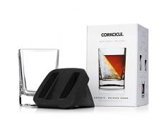 Corkcicle Whiskey Wedge - Doppeltes altmodisches Glas + Silikon-Eisform