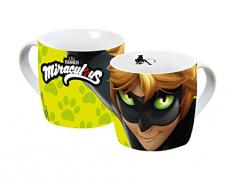Miraculous 13006 Cat Noir Tasse, Porzellantasse, Kaffeetasse, Porzellan