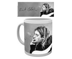 empireposter Cobain, Kurt - Smoking - Keramik Tasse - Größe Ø8,5 H9,5cm