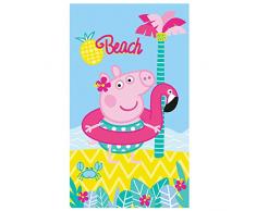 Peppa Pig Summer Badetuch, Baumwolle, Bunt, 70 x 120 cm