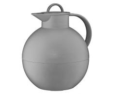 alfi 0115.992.049 Isolierkanne Kugel, Kunststoff gefrostet Graphitgrau 0,94 l, 12 Stunden heiß, 24 Stunden kalt, Frosted