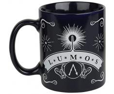 Harry Potter Tasse Lumos - Glow in the dark dunkelblau/lila, bedruckt, aus 100% Keramik, Fassungsvermögen ca. 315 ml
