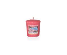 YANKEE CANDLE Votivkerze Garten am Meer 49g, Glas, Rosa, 4.6 x 4.5 x 5.3 cm