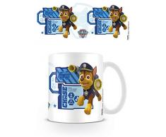 PAW PATROL Chase Ceramic Mug Kaffeetassen, Keramik, Mehrfarbig, 7.9 x 11 x 9.3 cm