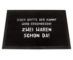 Close Up Jeder Dritte der kommt Wird erschossen - Fußmatte