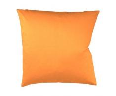 Fleuresse Colours Kissenbezug, Mako Satin, Orange, 80 x 80 cm