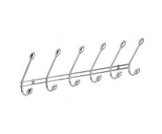 iDesign 75610EU Orbinni Hakenleiste, 17,8 x 52,3 x 5,8 cm, chrom, stahl