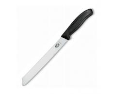 Victorinox Swiss Classic Tranchiermesser, 22 cm Klinge, Edelstahl, Spülmaschinengeeignet, Geschenkbox, schwarz