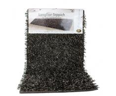 Gözze Teppich, Langflor, Metallic-Optik, 60 x 100 cm, Shaggy, Taupe, 1012-71-74