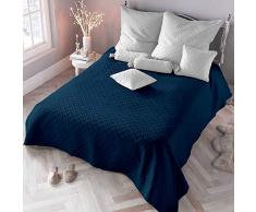 PETTI Artigiani Italiani Tagesdecken, Blau, 90x200 (150x260 cm)