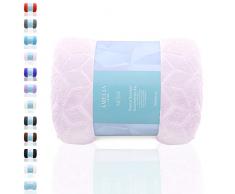 AmeliaHome Nessa Kuscheldecke, Polyester, Hellrosa, 70 x 150