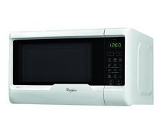 Whirlpool MWD122WH MWD 122 WH Mikrowelle, Stainless Steel, 20 liters, Schwarz, Weiß