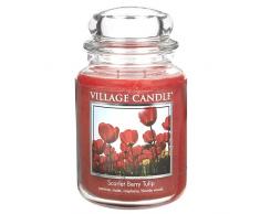 106326190 Village Candle Duftkerze im Glas, Rot