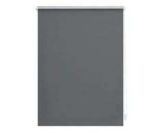 Lichtblick Verdunklungsrollo Haftfix, 45 x 150 cm (B x L) in Grau, ohne Bohren, moderner und blickdichter Sicht- und Sonnenschutz, Verdunkelungsrollo mit Thermo-Rollo Funktion