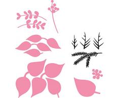 Marianne Design Collectables Elines Weihnachtsstern - Stempel und Stanzschablone für die Kartengestaltung und Scrapbooking, Metal, pink, 11.7 x 13.6 x 0.4 cm