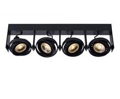 Lucide GRIFFON - Deckenstrahler - LED Dim to warm - GU10 - 4x12W 3000K/2200K - Schwarz