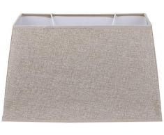 Better & Best Lampenschirm aus Leinen, rechteckig, 35 x 20 cm, Bräunungsfarbe, Maße unten: 34 x 19, oben: 28,5 x 15, Höhe: 21 cm, Bett