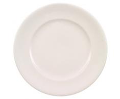 Villeroy & Boch Home Elements Frühstücksteller, 22 cm, Premium Porzellan, Weiß